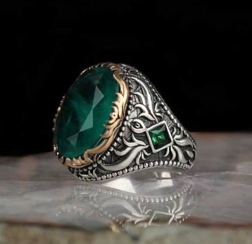 diamond ring 3D print model_4