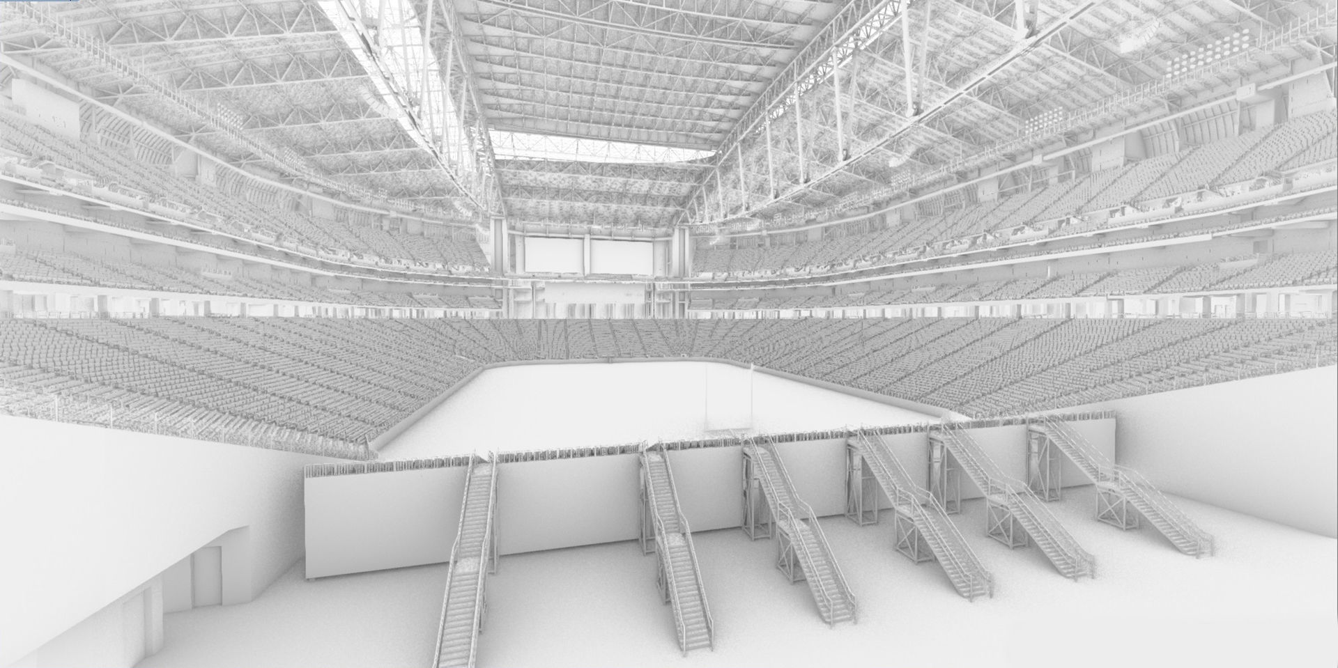 State Farm Stadium Arizona USA Low-poly 3D model_103