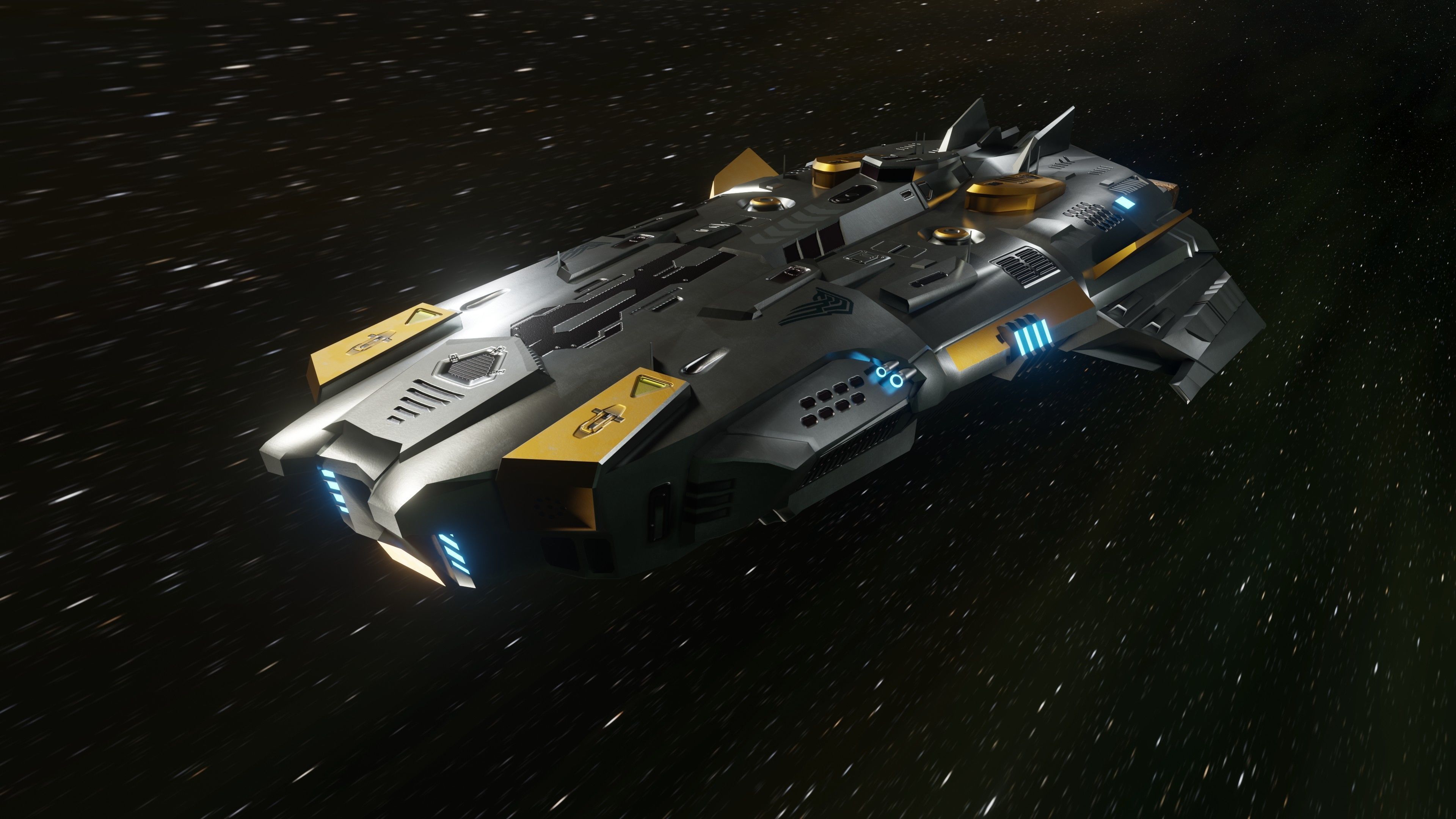 Anopheles Spaceship Low-poly 3D model_2