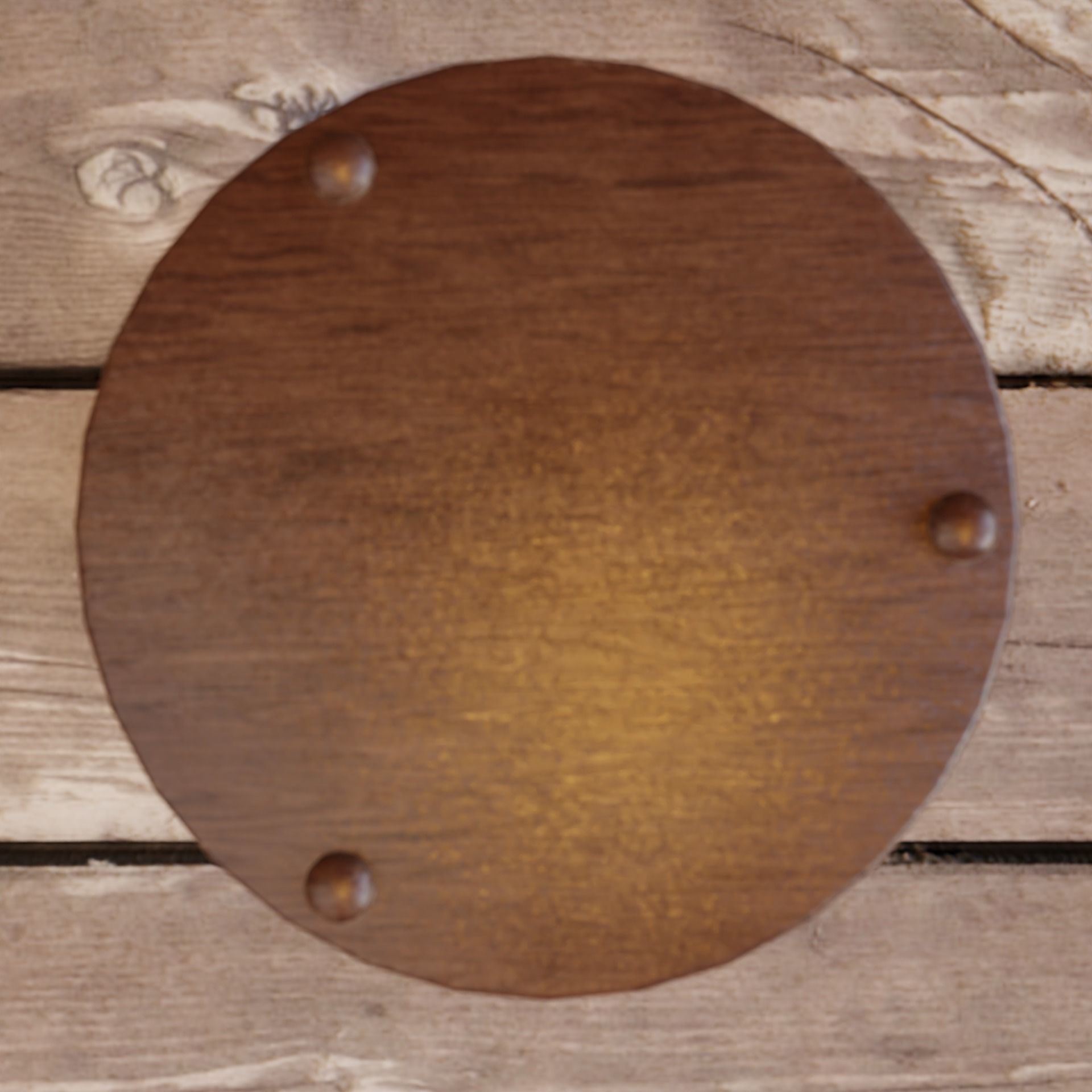 Hourglass old worn Low-poly 3D model_4