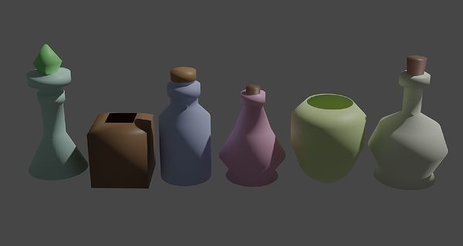 Potion Pack 3D model