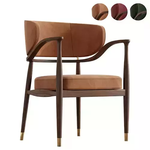 Mason Dining Chair - Mezzo Collection 3D model
