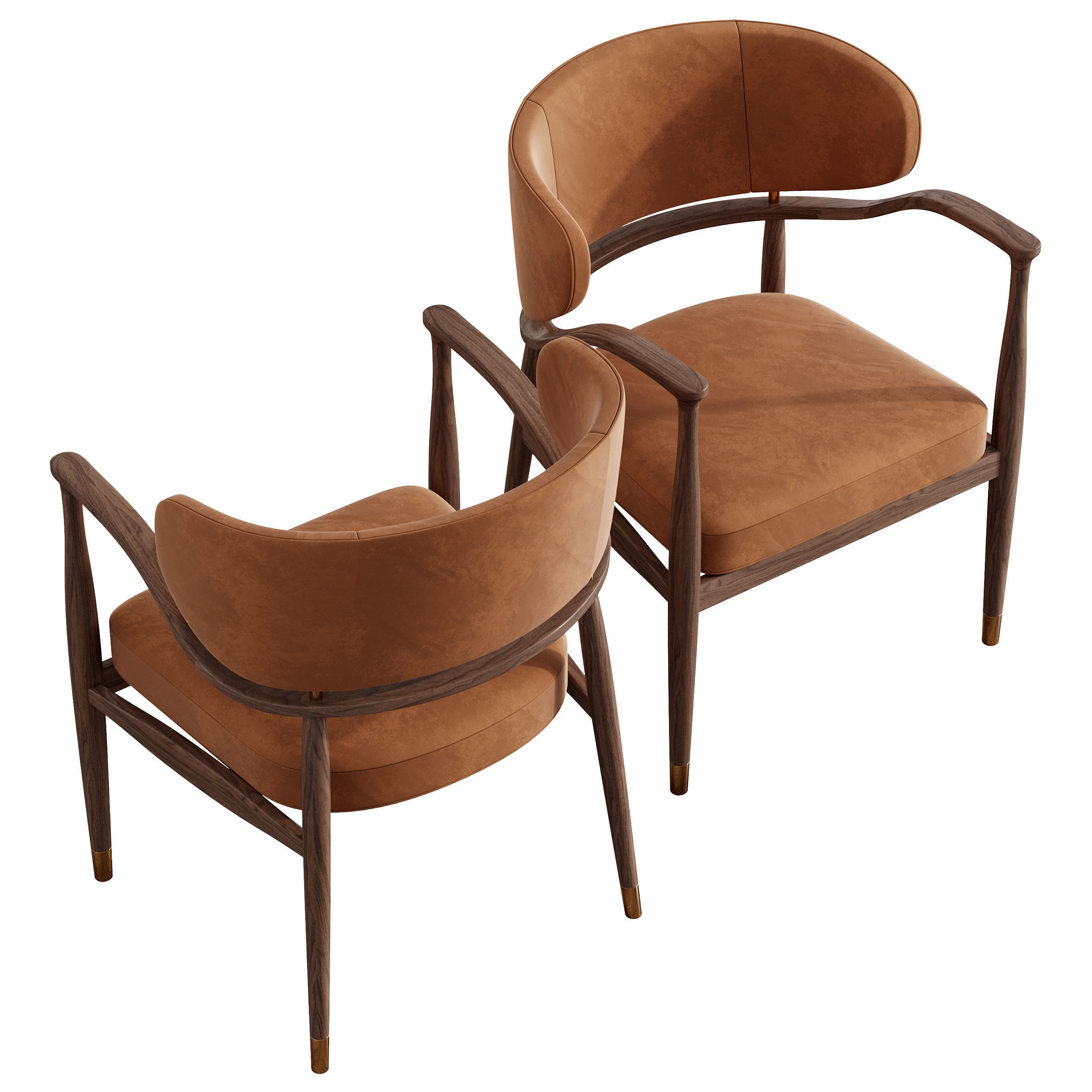 Mason Dining Chair - Mezzo Collection 3D model_1