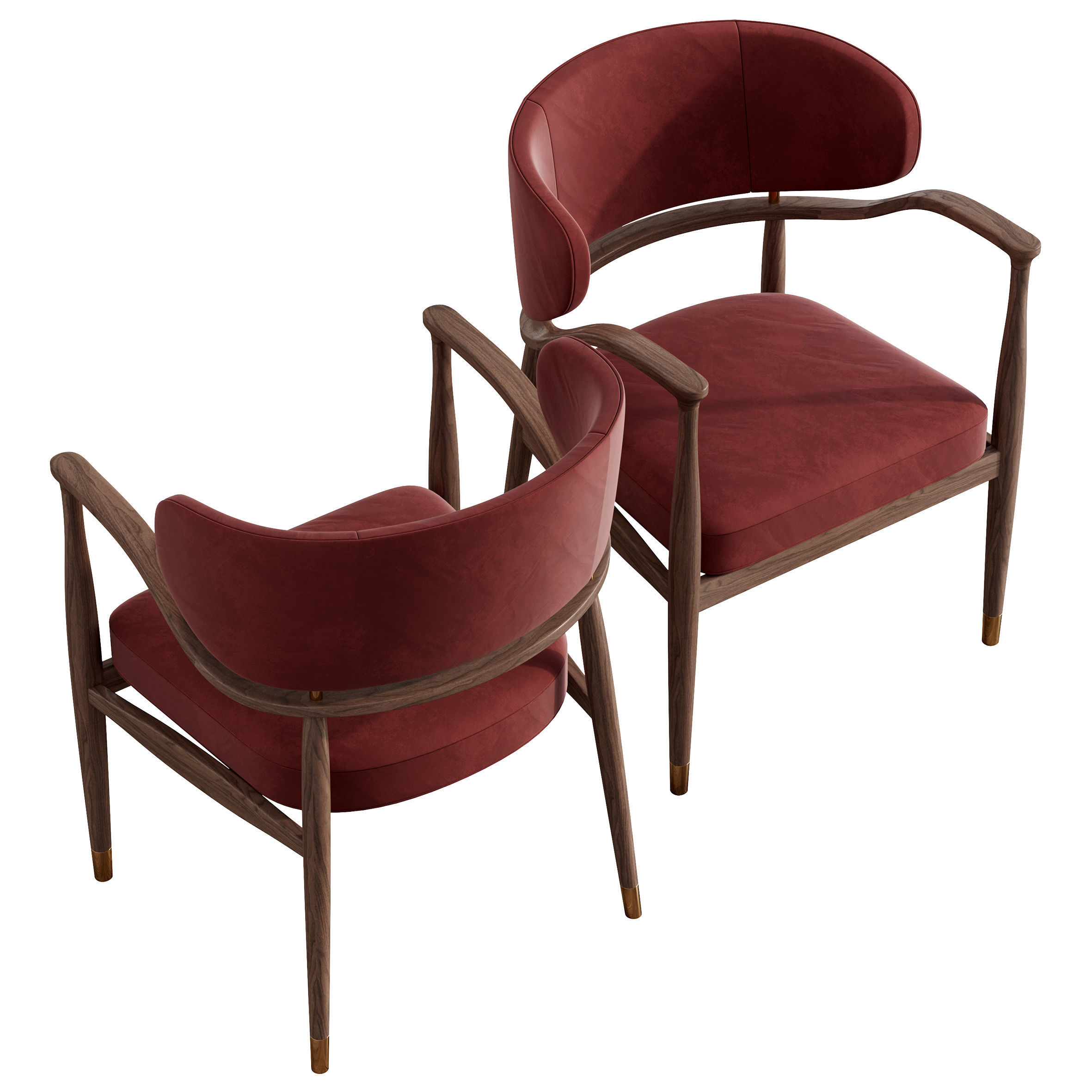 Mason Dining Chair - Mezzo Collection 3D model_2