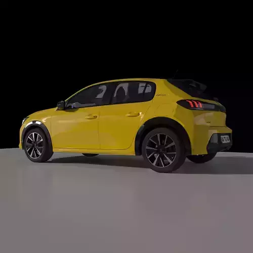Peugeot 208 GT Line - Scanned Model 3D model