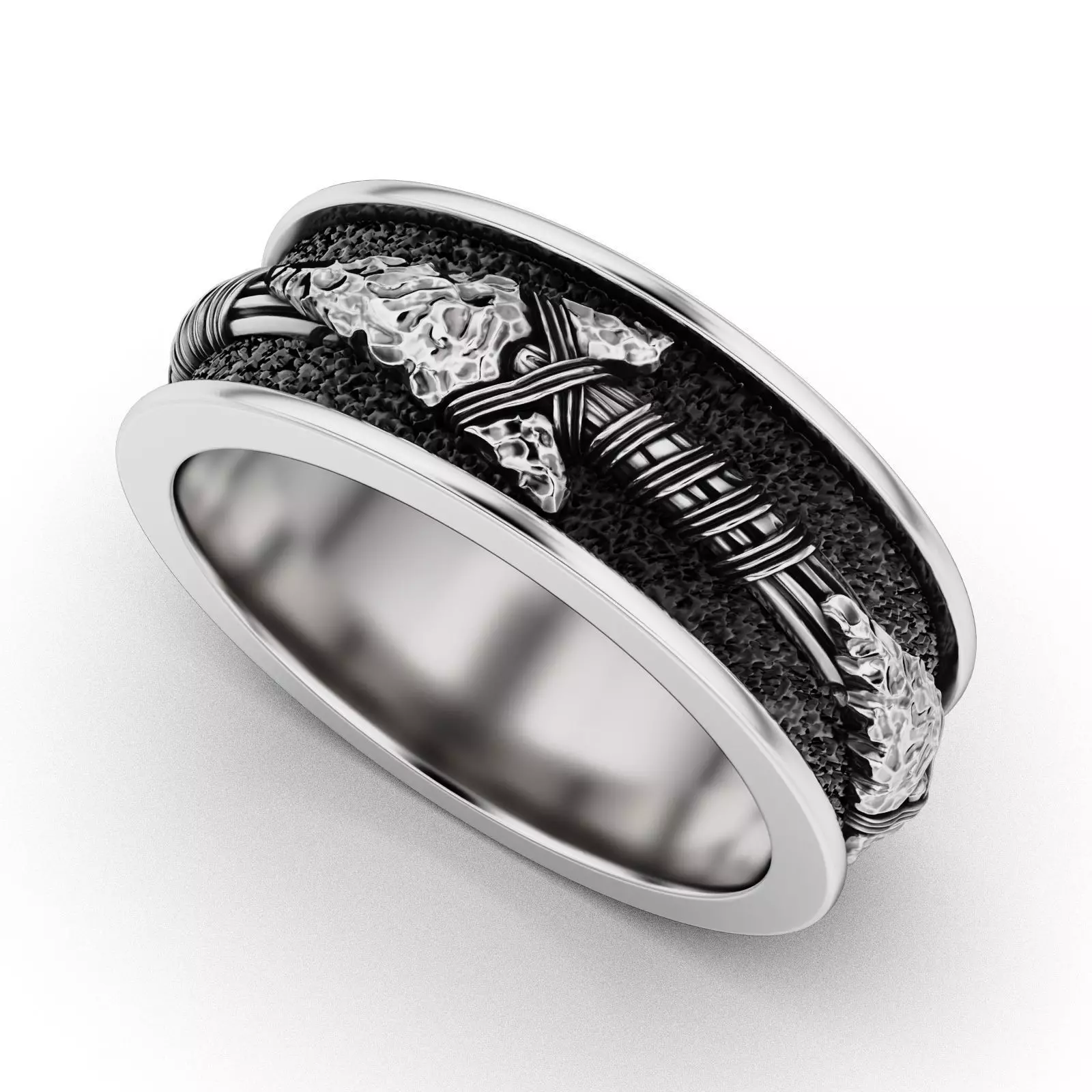 Spear Ring 3D print model