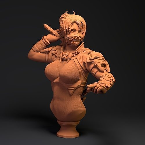 Taki bust 3D print model