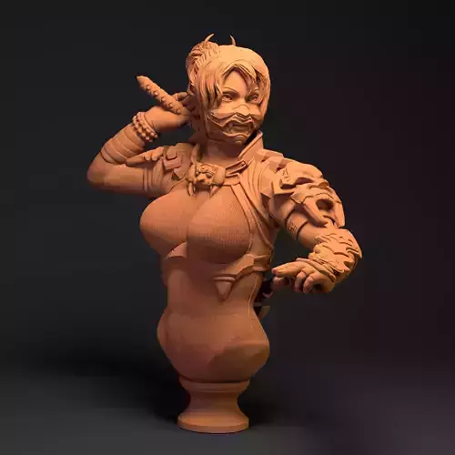 Taki bust 3D print model