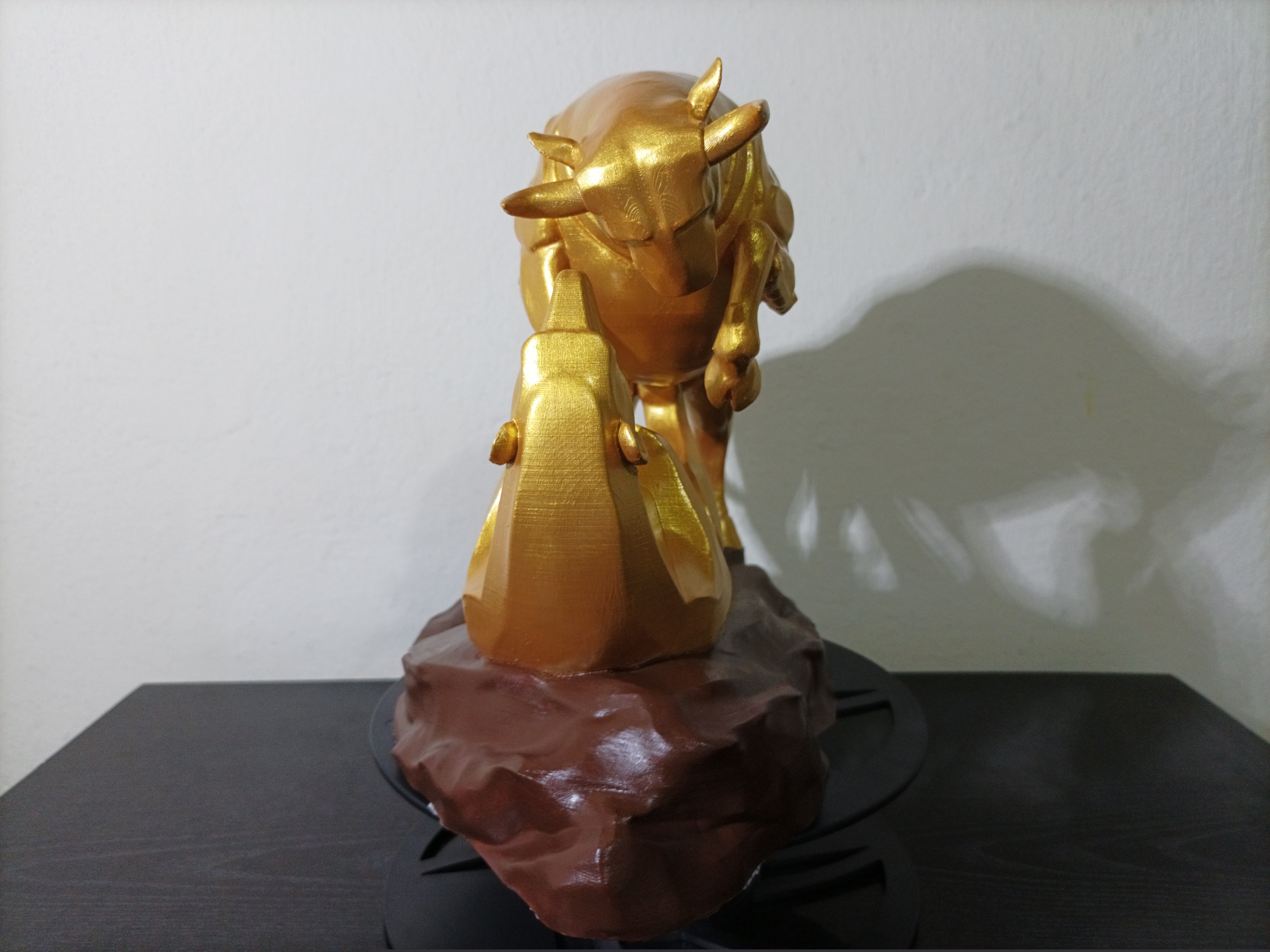 toro vs oso 3D print model_1