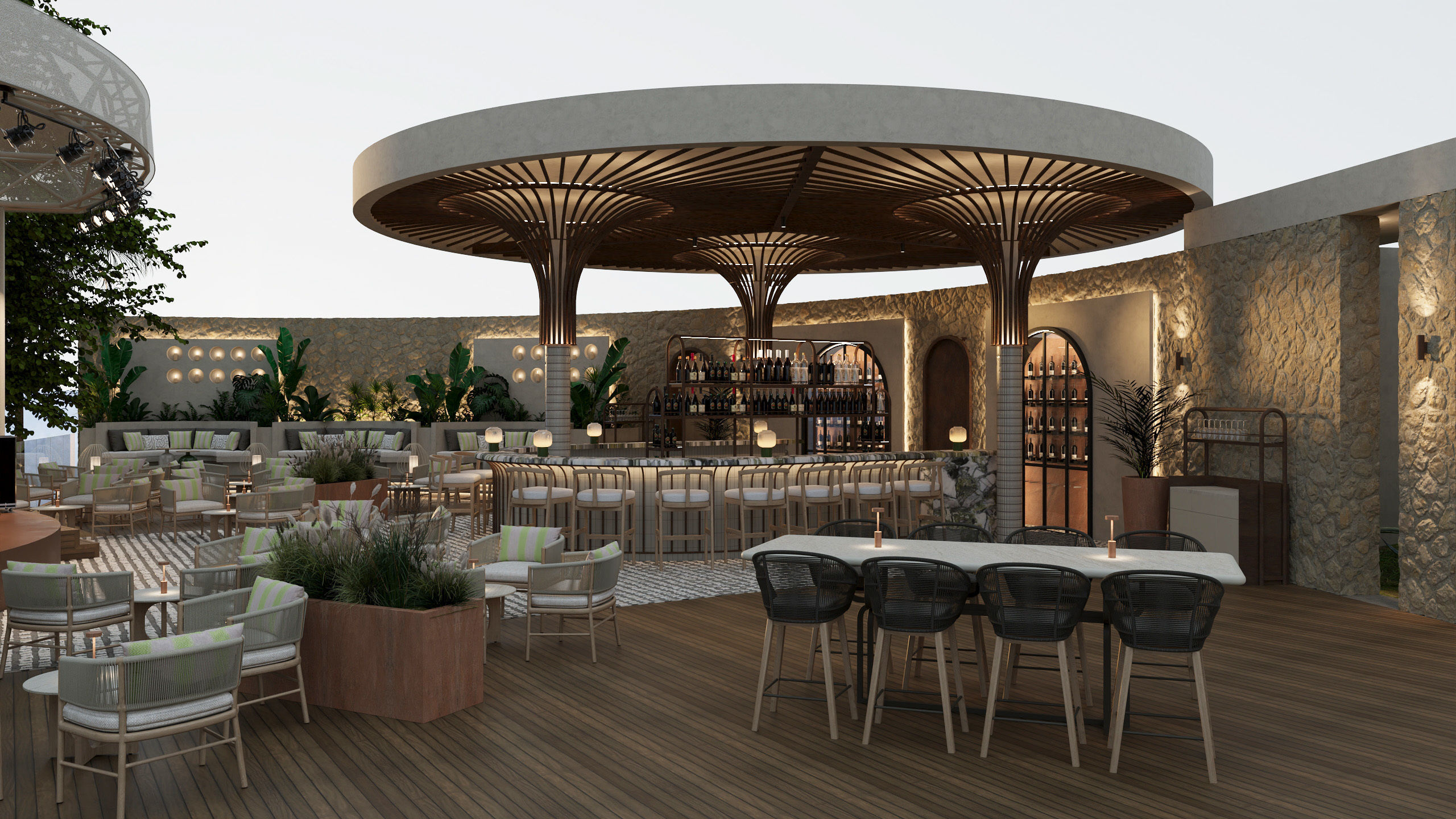 Cafe Restaurant 3D Model 3D model_1