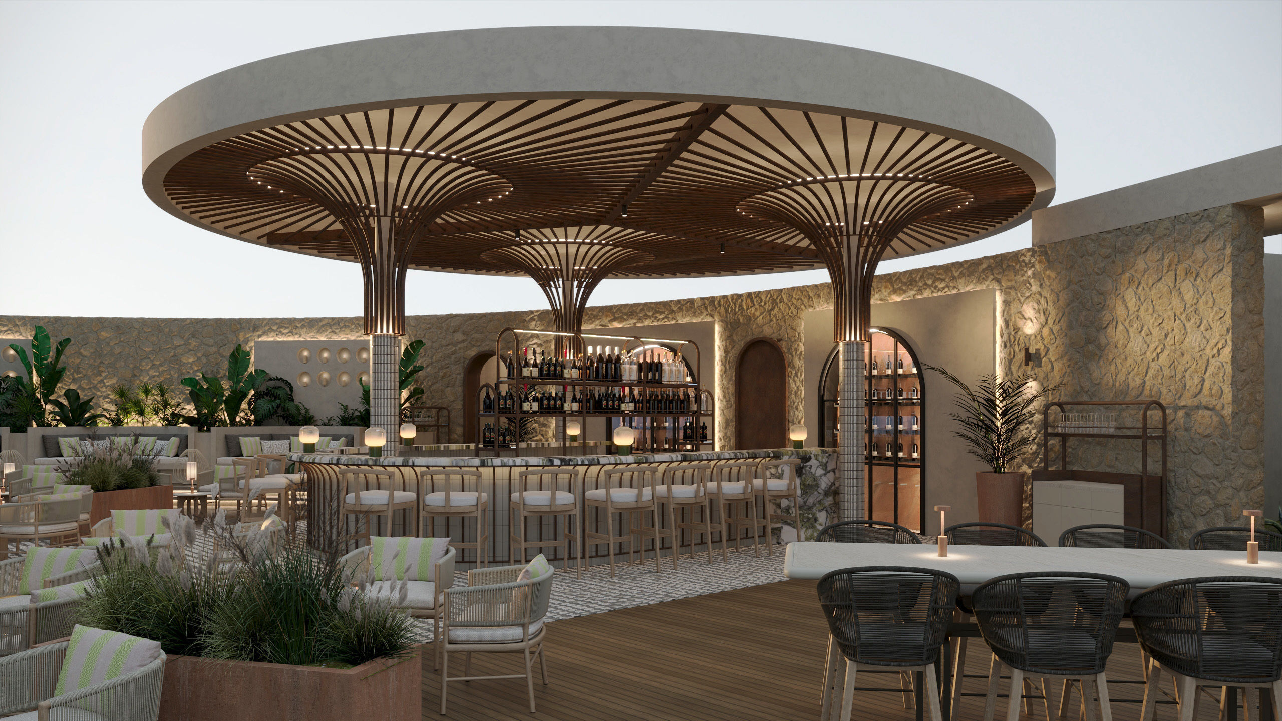 Cafe Restaurant 3D Model 3D model_3