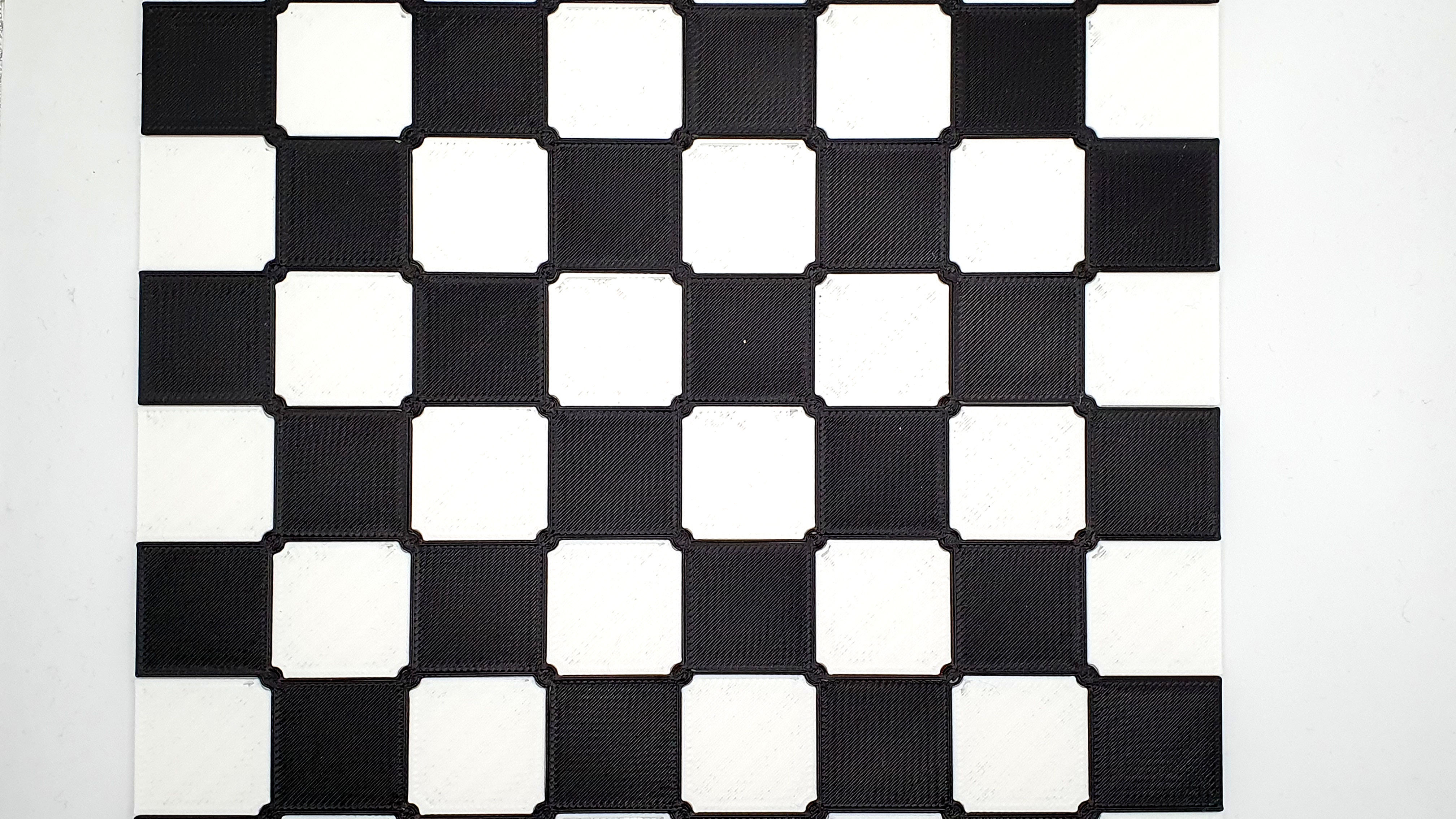 Chess Board Easy 3D print model_2