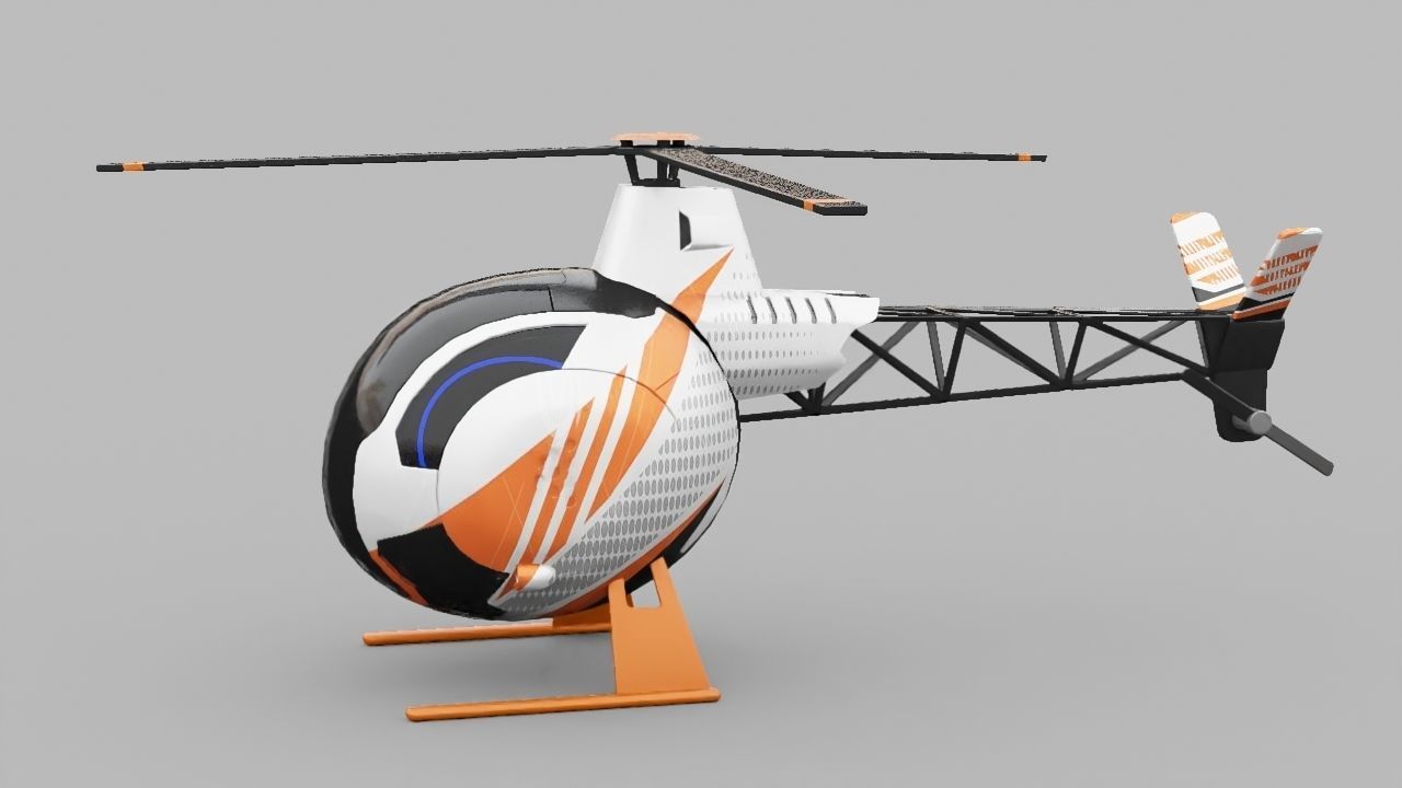 CONCEPT HELICOPTER 3D model_2