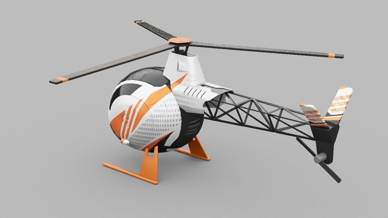 CONCEPT HELICOPTER 3D model_6