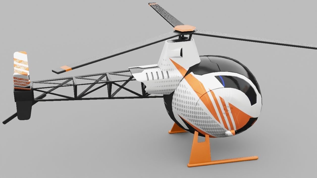 CONCEPT HELICOPTER 3D model_16