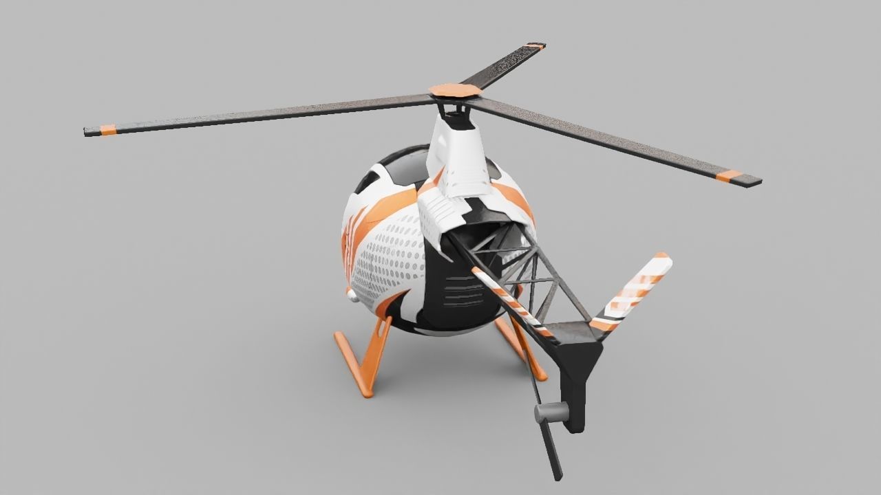 CONCEPT HELICOPTER 3D model_9