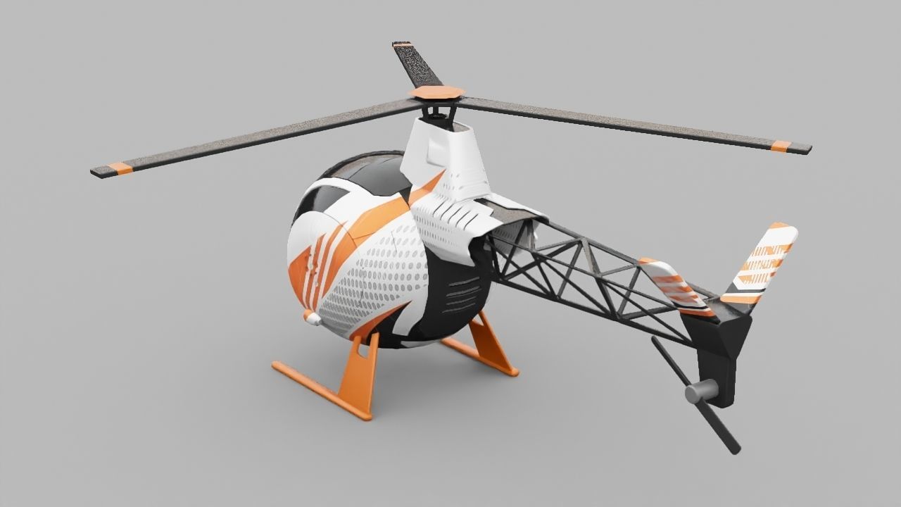 CONCEPT HELICOPTER 3D model_7