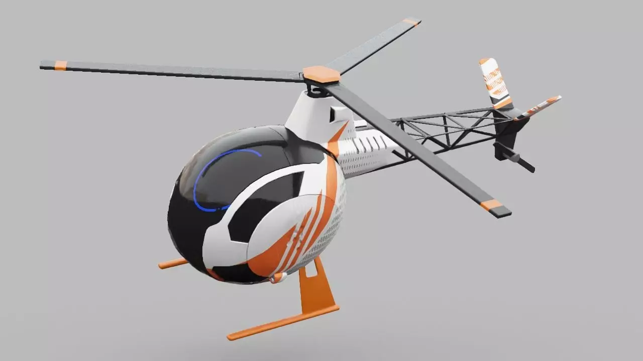 CONCEPT HELICOPTER 3D model_0