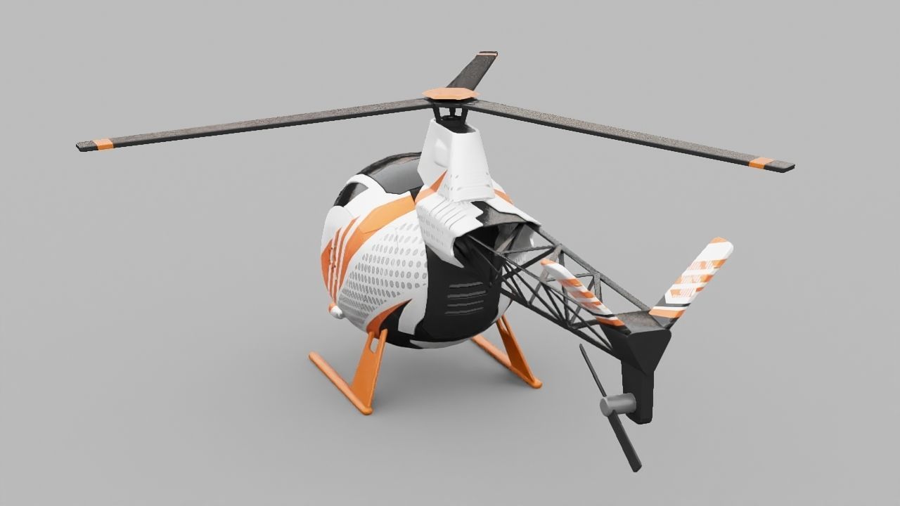 CONCEPT HELICOPTER 3D model_8