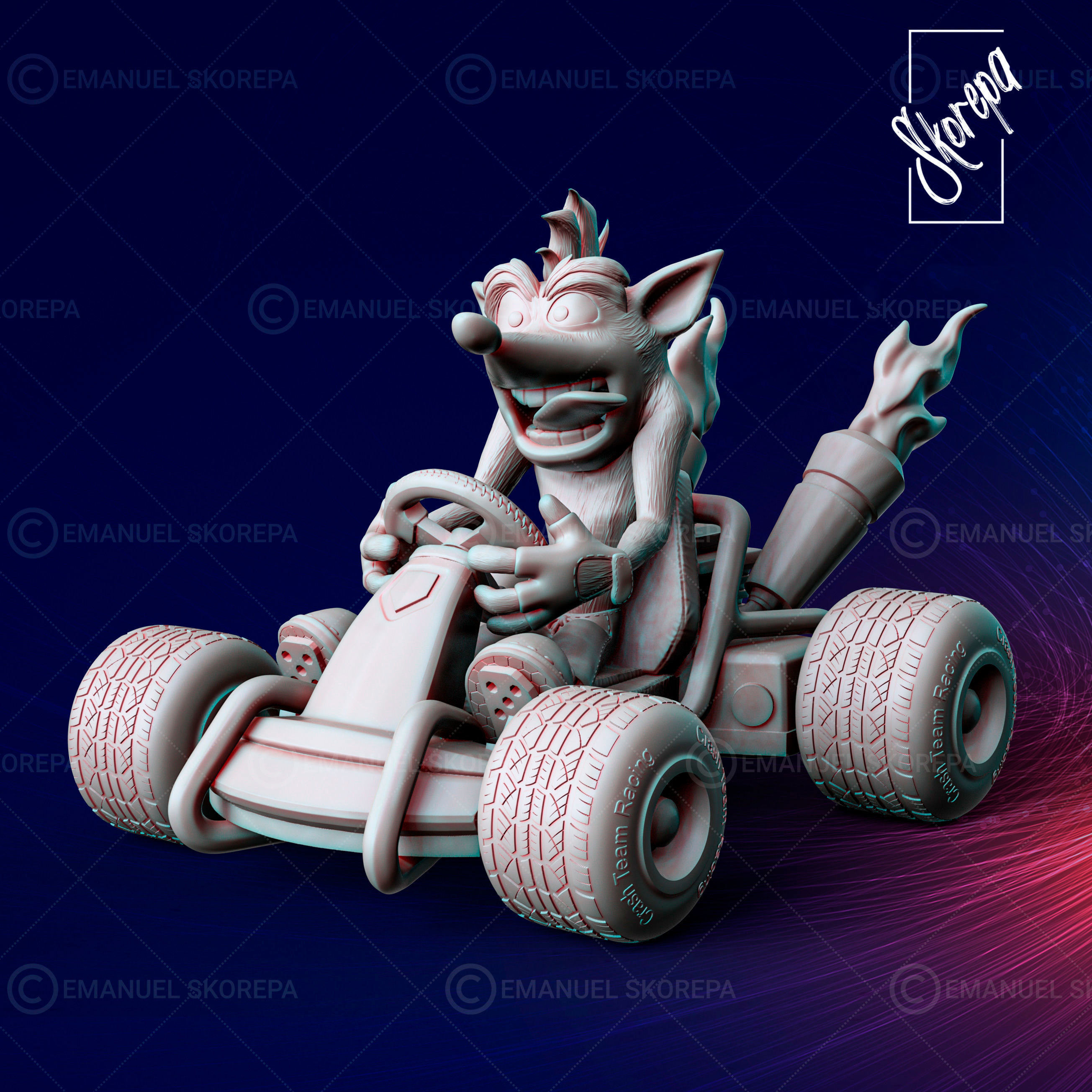 Crash Team Racing 3D print model_3