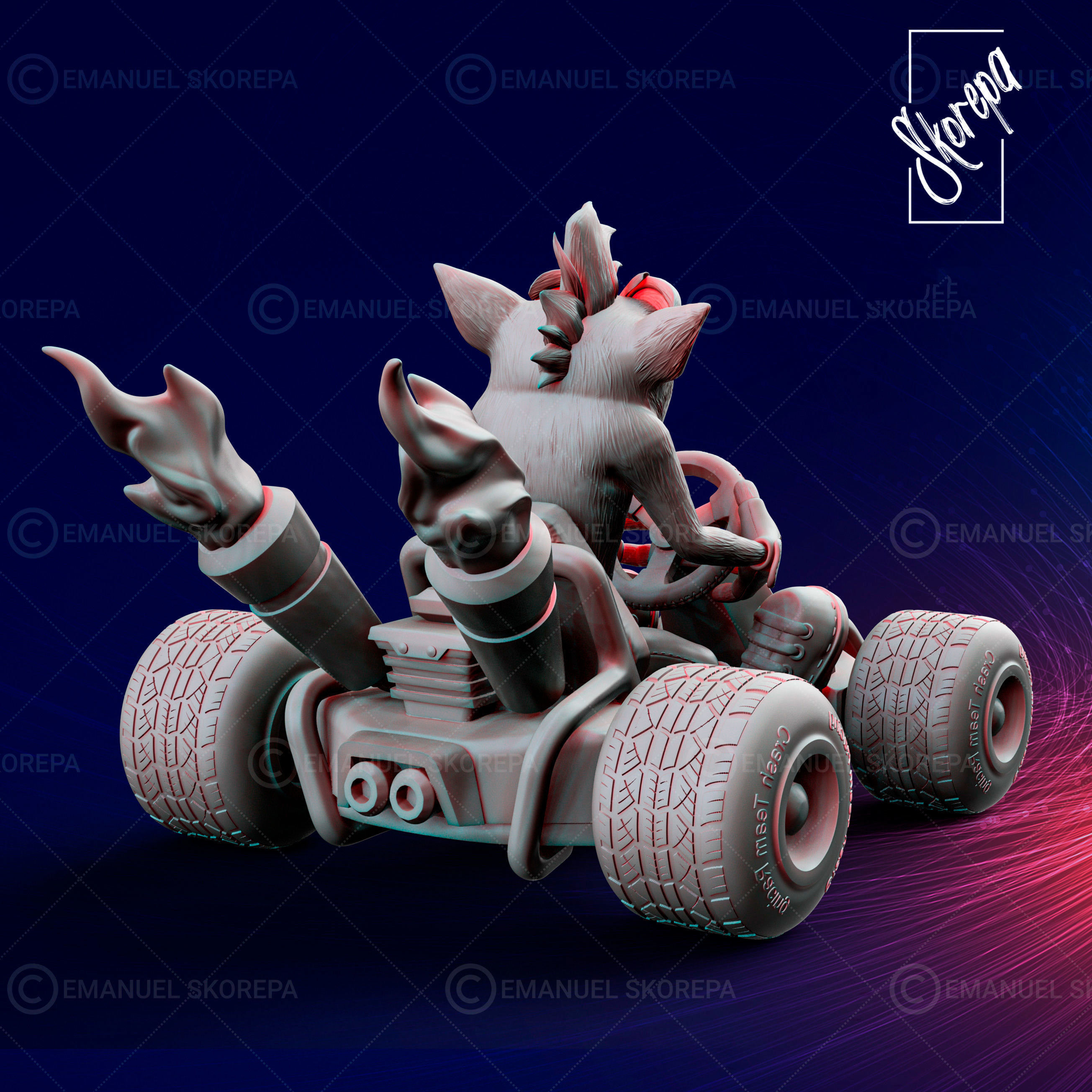 Crash Team Racing 3D print model_6