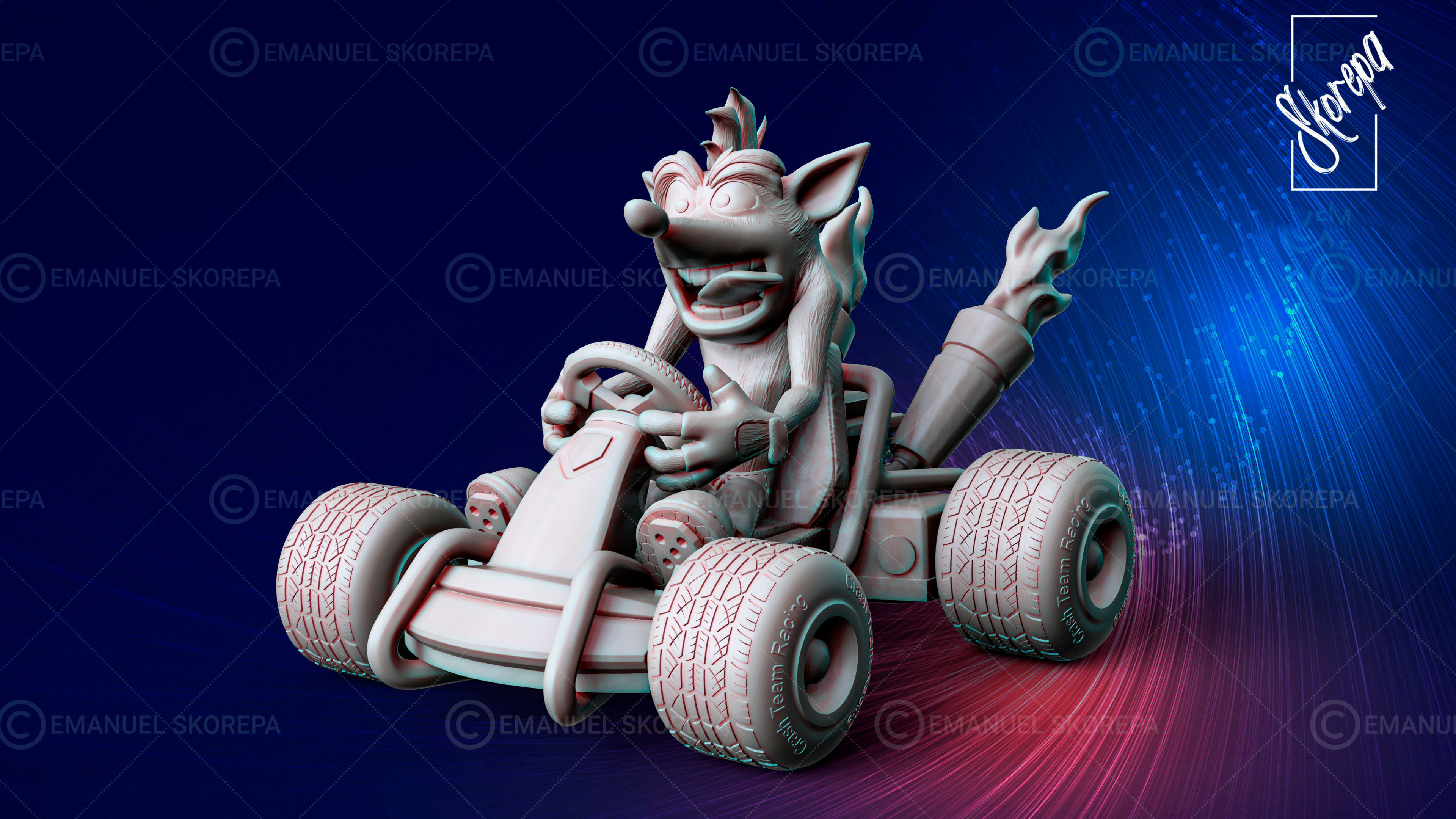Crash Team Racing 3D print model_1