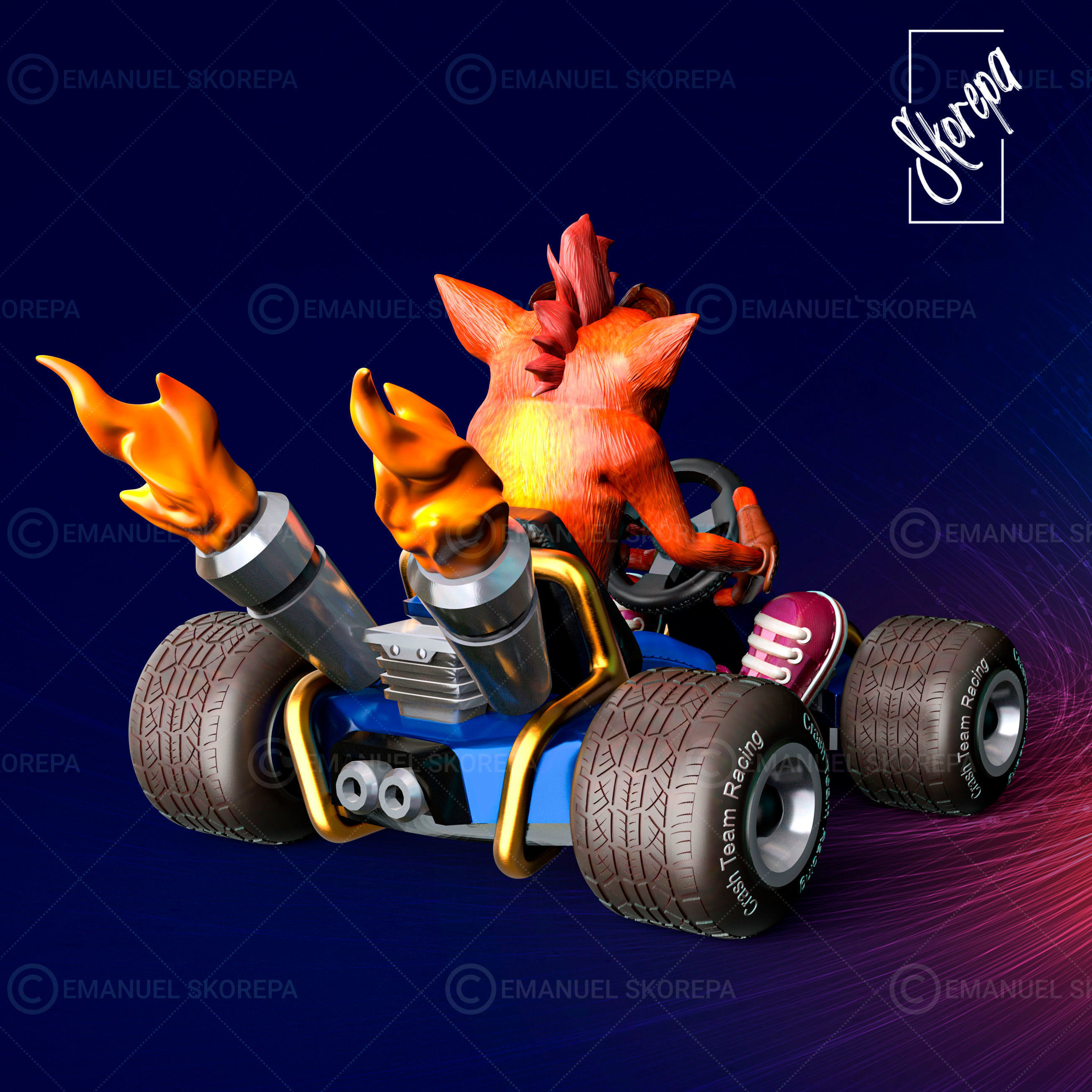 Crash Team Racing 3D print model_5