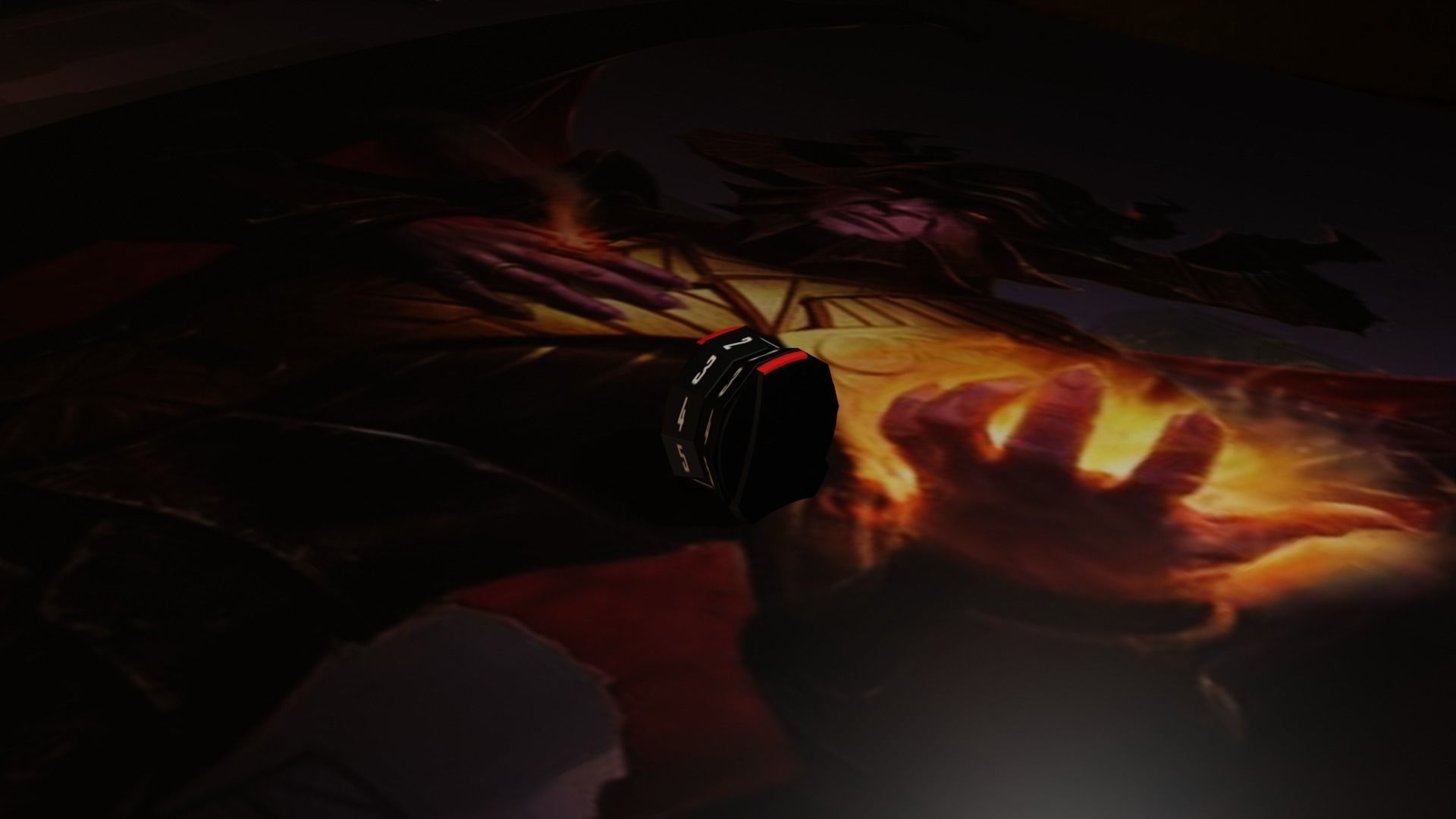 Low ploly life couter - Magic the Gathering Low-poly 3D model_2