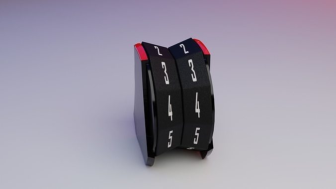 Low ploly life couter - Magic the Gathering  Low-poly 3D model