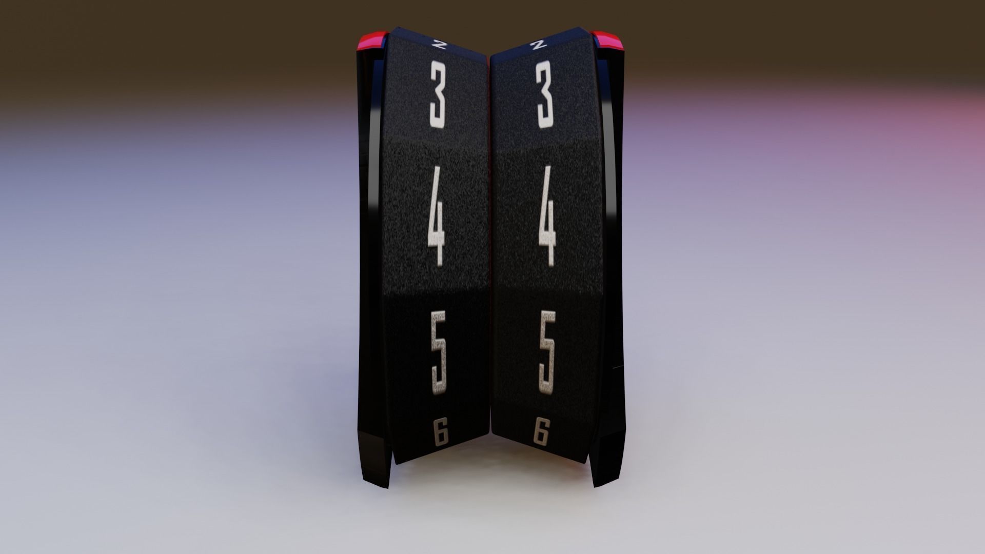 Low ploly life couter - Magic the Gathering Low-poly 3D model_8