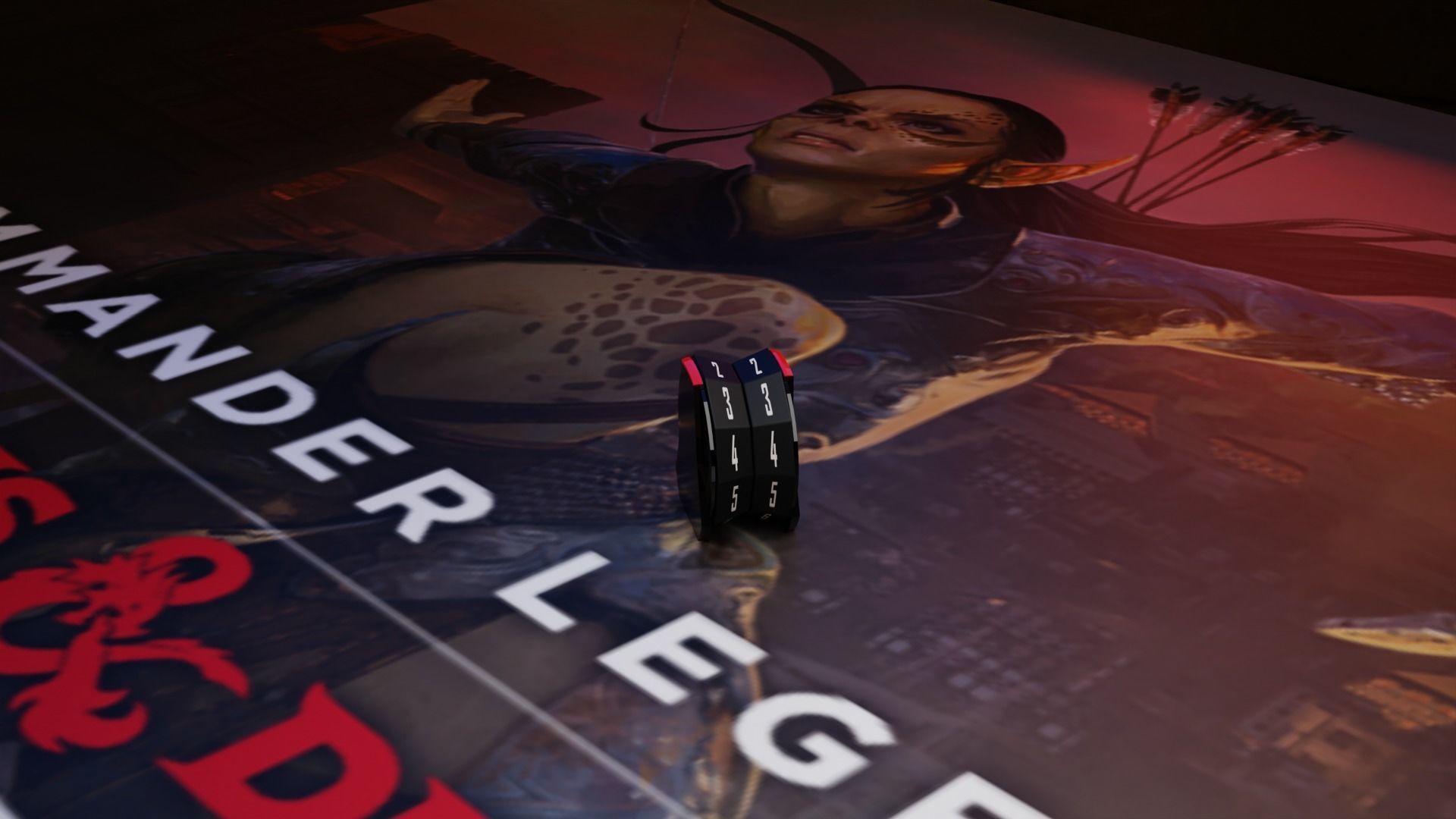 Low ploly life couter - Magic the Gathering Low-poly 3D model_3