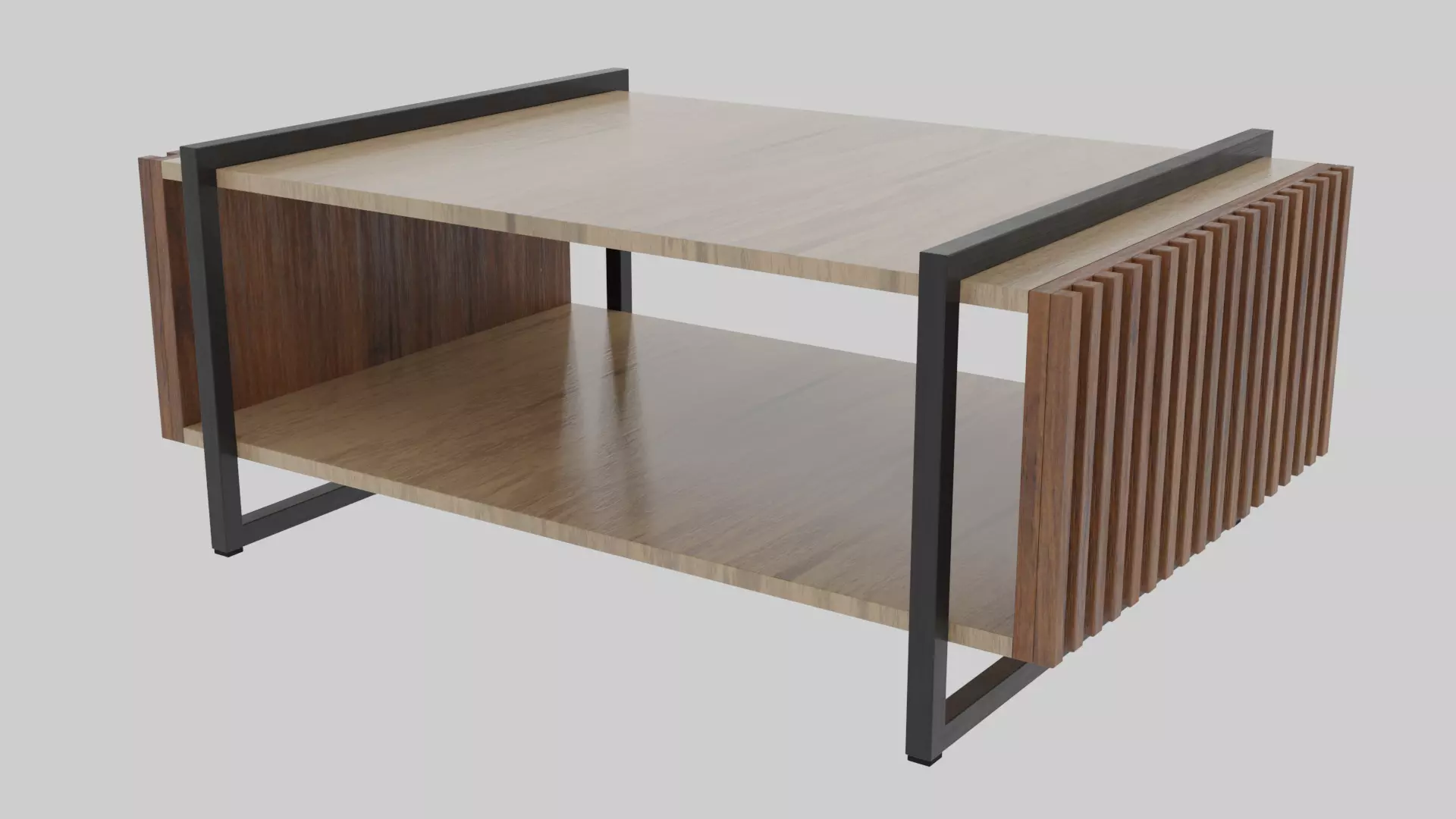 Mesa de Centro Retangular Inno 3D model_0