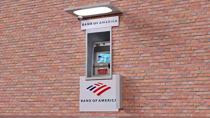 3D GRG ATM model 3D model