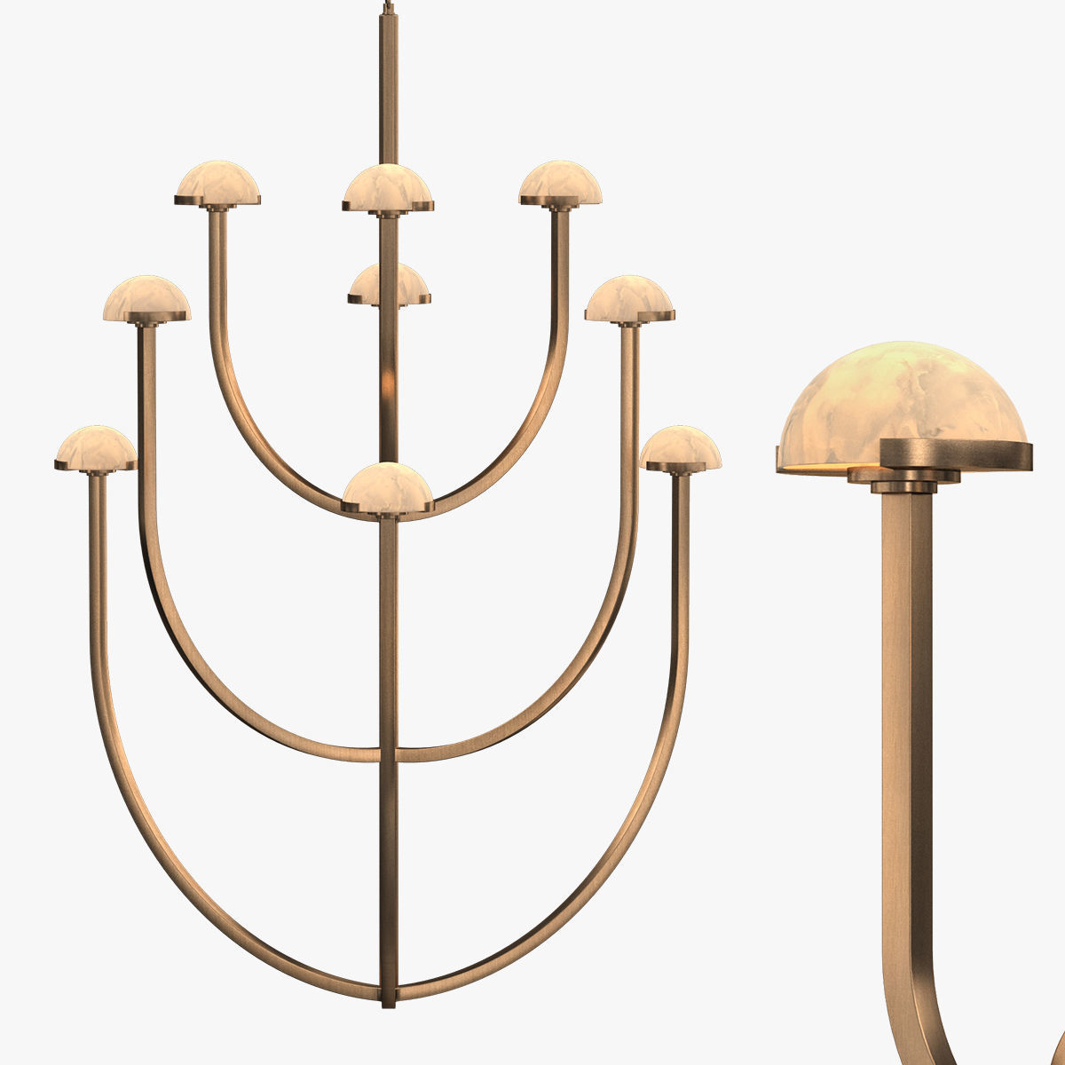 PEDRA ROUND CHANDELIER 40 3D model_8