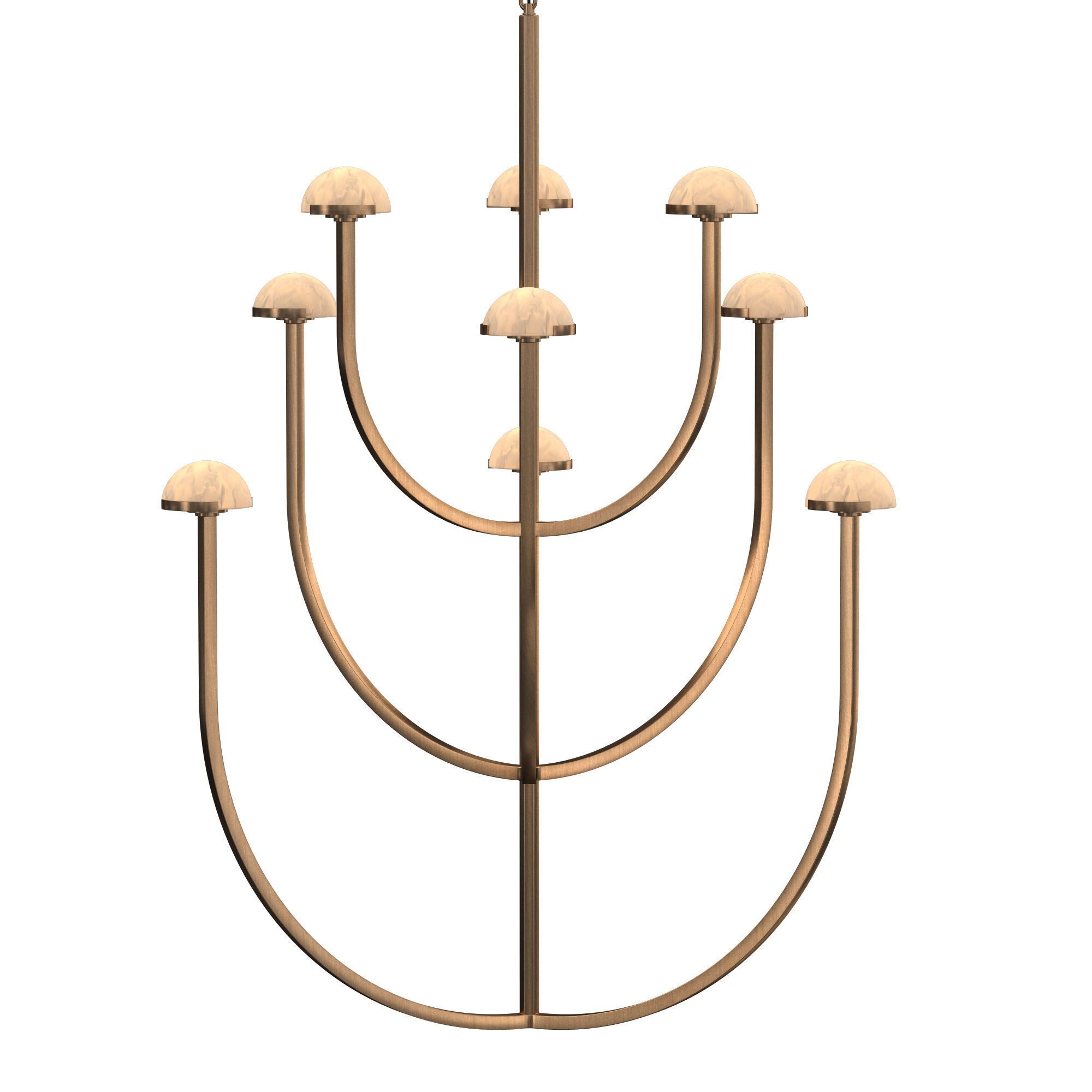 PEDRA ROUND CHANDELIER 40 3D model_1
