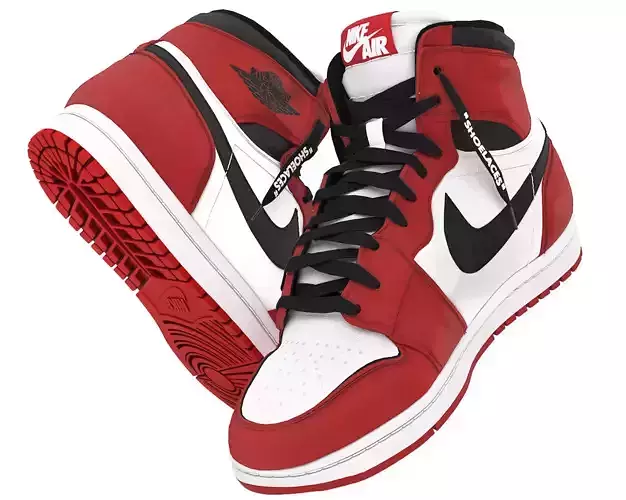 red nike air jordan 1 retro