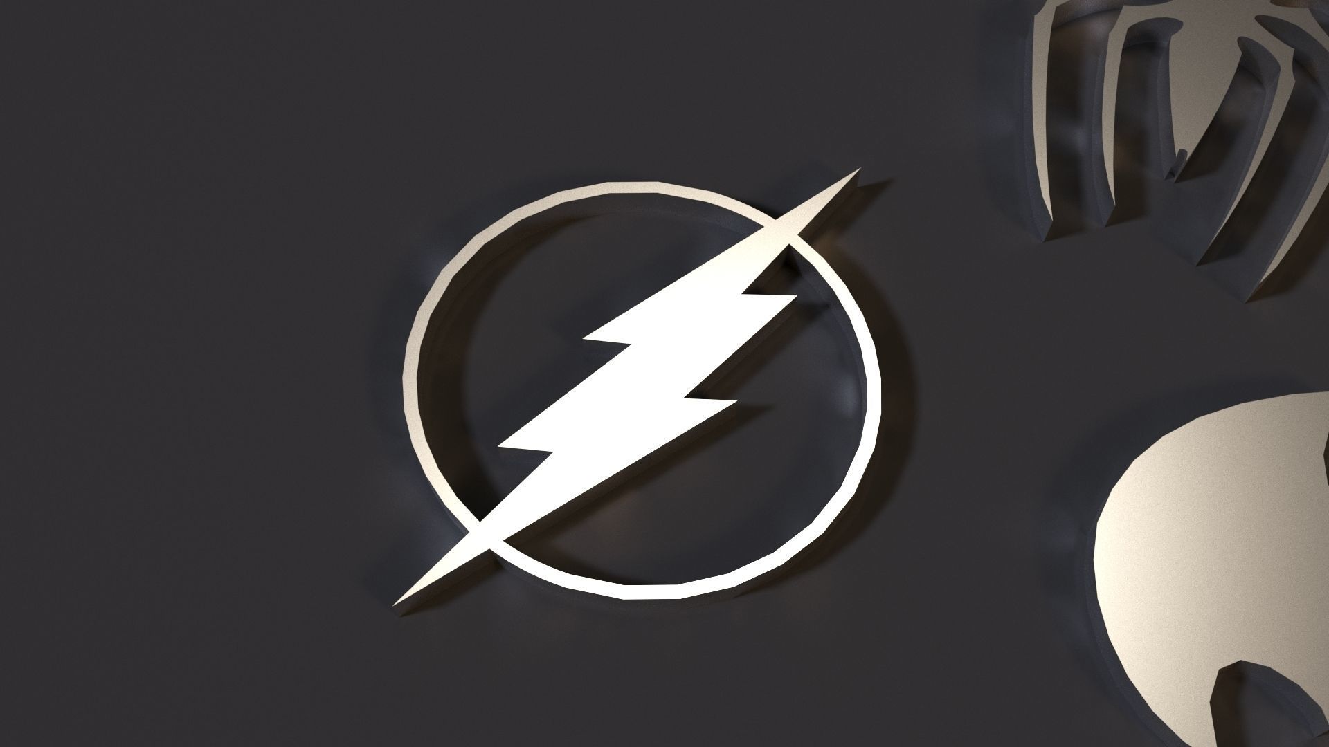 Superhero icons 3D print model_2