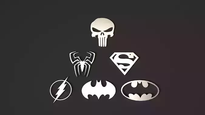 Superhero icons
