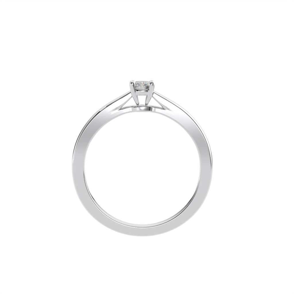 Solitaire rings c style N9 3D print model_46