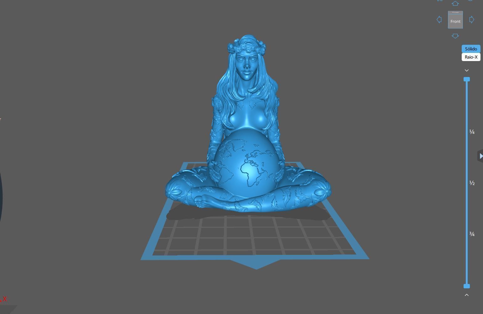Gaia Mother Earth 3D print model_8