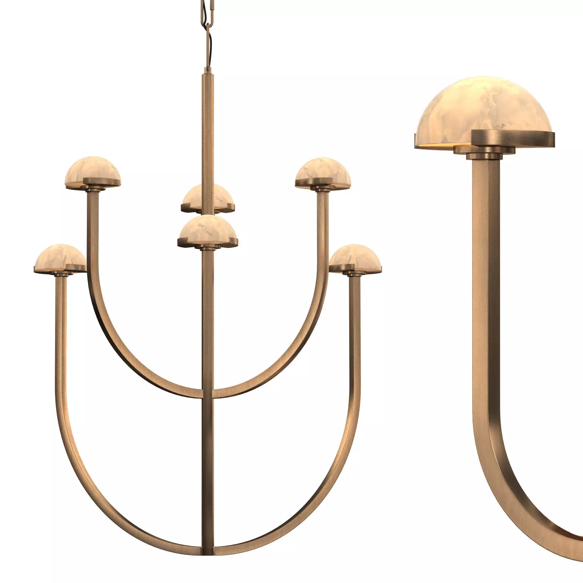 PEDRA ROUND CHANDELIER 32 3D model