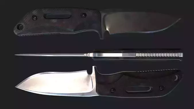 Tactical combat knife subdivision ready 