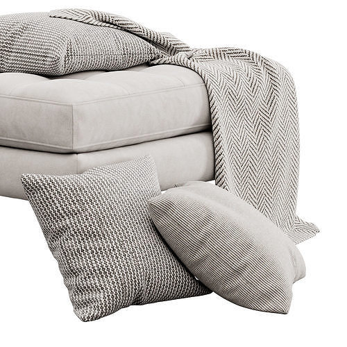 Napa Ottoman by Poly and Bark 3D model 6