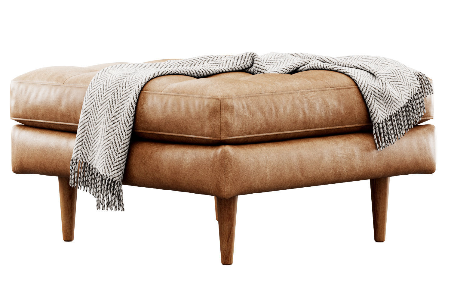 Napa Ottoman by Poly and Bark 3D model_7