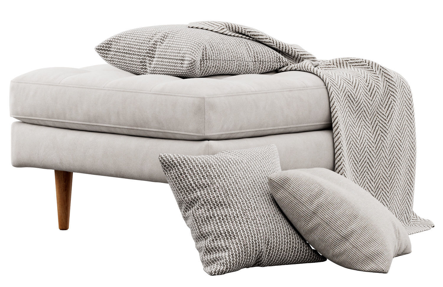 Napa Ottoman by Poly and Bark 3D model_11