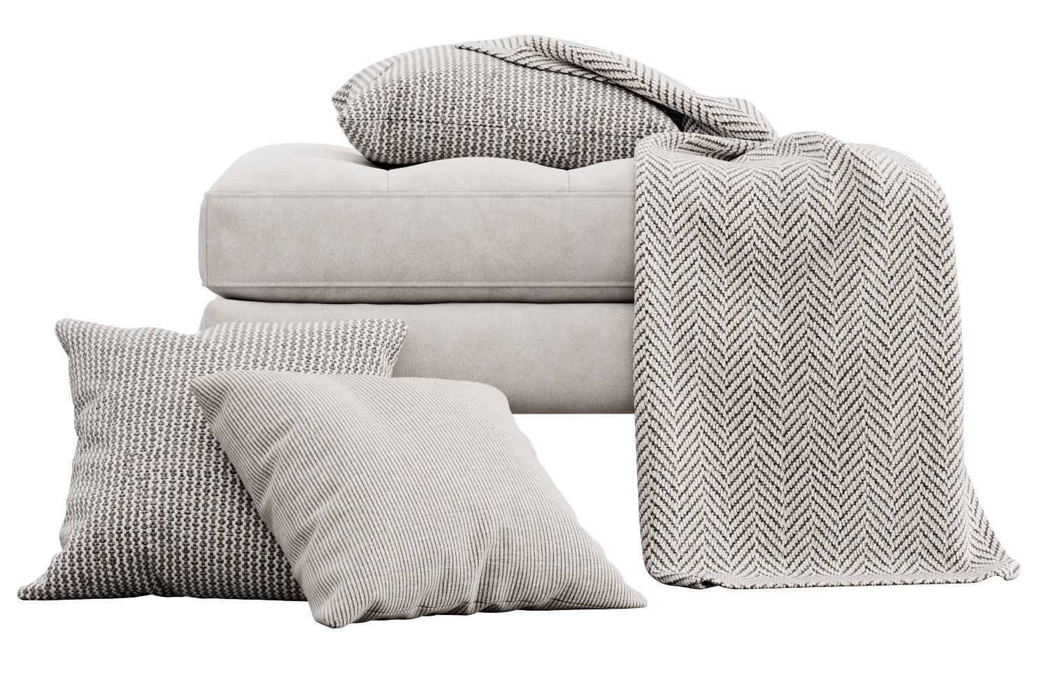 Napa Ottoman by Poly and Bark 3D model_15