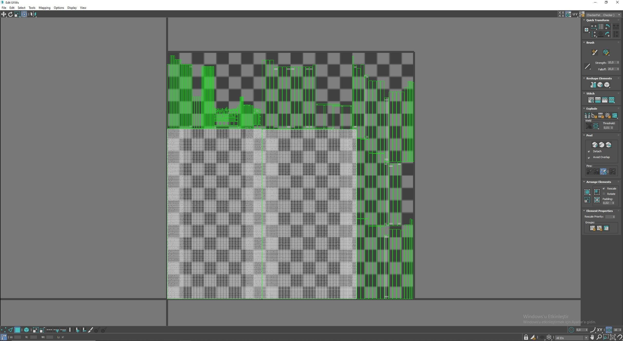 Market Stall Cotton Low-poly 3D model_10