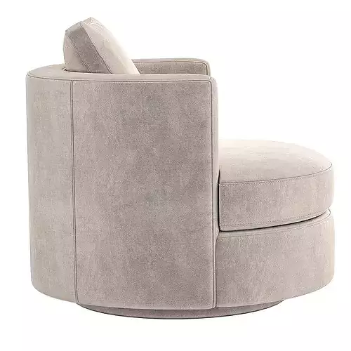 Wren Swivel Chair Restoration Hardware RH 3D model 4