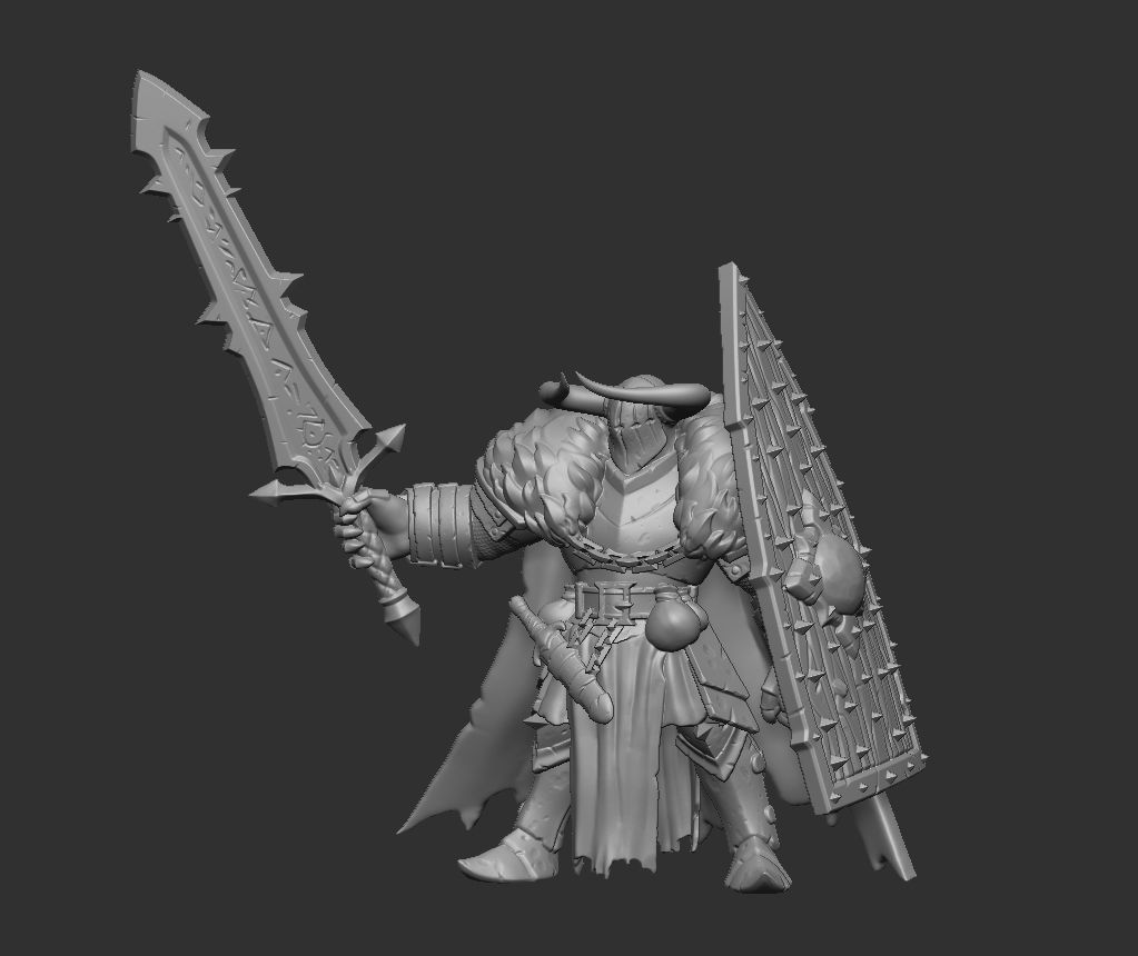 Ravagers of the North - Runic Lord - Pre-Supported 3D print model_6