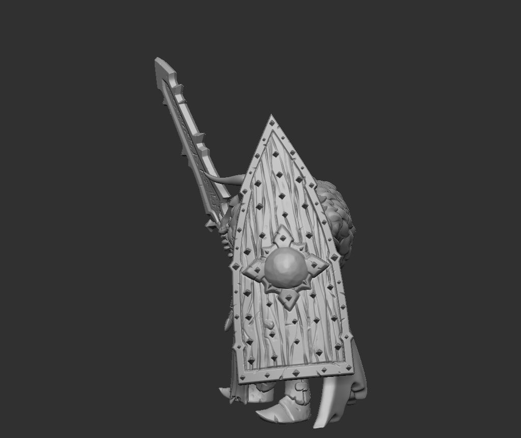 Ravagers of the North - Runic Lord - Pre-Supported 3D print model_7